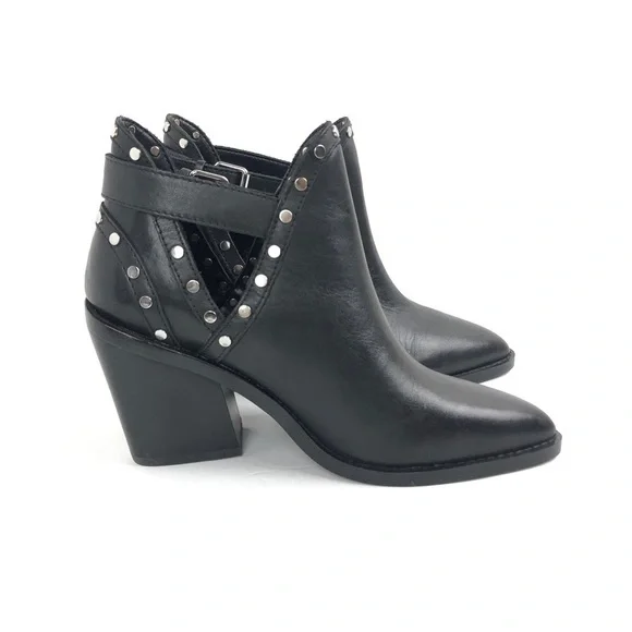 NWOB Aldo black studded ankle boot - Picture 1 of 11